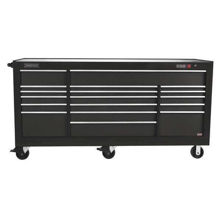 Workstation Black 46 3/8 in.H 18 Drawers by USA Proto Rolling & Combination Cabinets & Carts