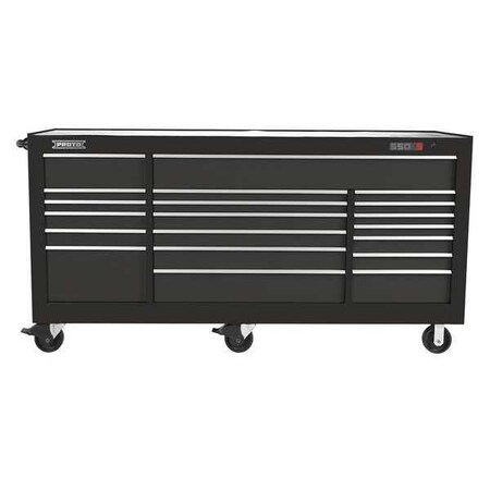 Workstation Black 46 3/8 in.H 18 Drawers Type J558846 18DB by USA Proto Rolling & Combination Cabinets & Carts