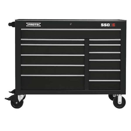 Workstation Black 41 in. H 12 Drawers by USA Proto Rolling & Combination Cabinets & Carts