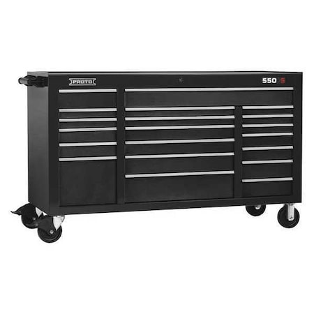 Workstation Black 41 in. H 20 Drawers by USA Proto Rolling & Combination Cabinets & Carts