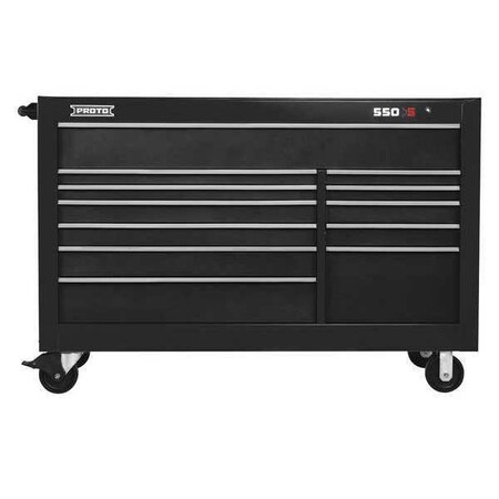 Workstation Black 46 in. H 12 Drawers by USA Proto Rolling & Combination Cabinets & Carts