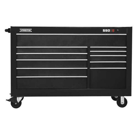 Workstation Black 46 in. H 11 Drawers by USA Proto Rolling & Combination Cabinets & Carts