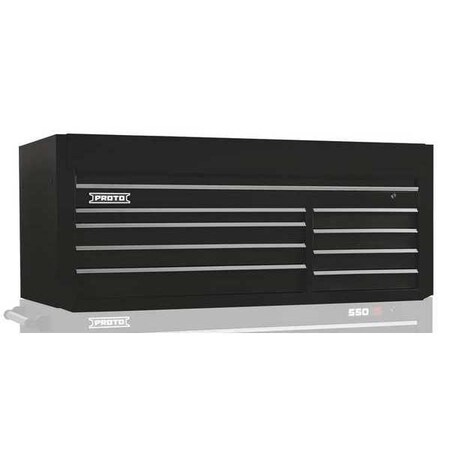 Top Chest Black 66 in. W 8 Drawers Type J556627 8BK by USA Proto Tool Chest & Side Cabinets