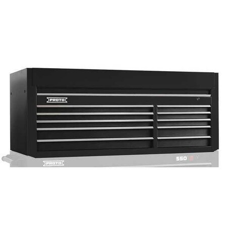Top Chest Black 66 in. W 10 Drawers by USA Proto Tool Chest & Side Cabinets