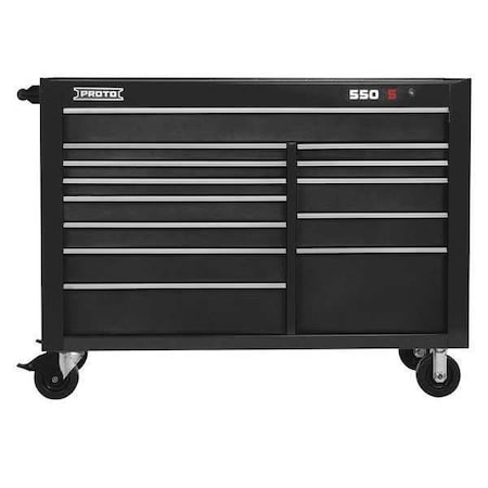 Workstation Black 43 in. H 13 Drawers by USA Proto Rolling & Combination Cabinets & Carts