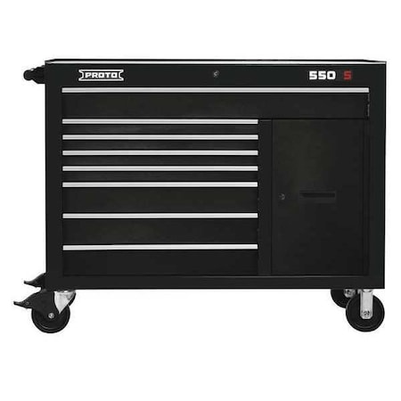 Workstation Black 8 Drawers 2 Shelves Type J555041 8BK 2S by USA Proto Rolling & Combination Cabinets & Carts