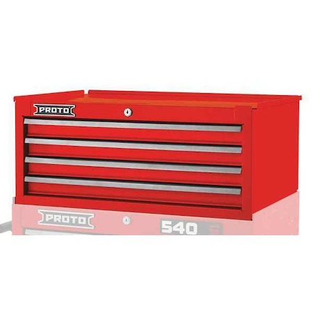 Intermediate Chest Red 27 in. W 10 in. H by USA Proto Tool Chest & Side Cabinets
