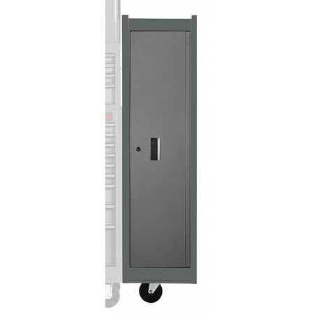 Side Locker Gray 15 in. W 58 in. H by USA Proto Tool Chest & Side Cabinets