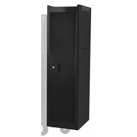 Side Locker Black 15 in. W 58 in. H by USA Proto Tool Chest & Side Cabinets