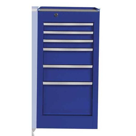 Side Locker Blue 15 in. W 58 in. H by USA Proto Tool Chest & Side Cabinets