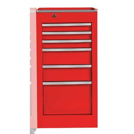 Side Cabinet Red 15 in. W 6 Drawers by USA Proto Tool Chest & Side Cabinets