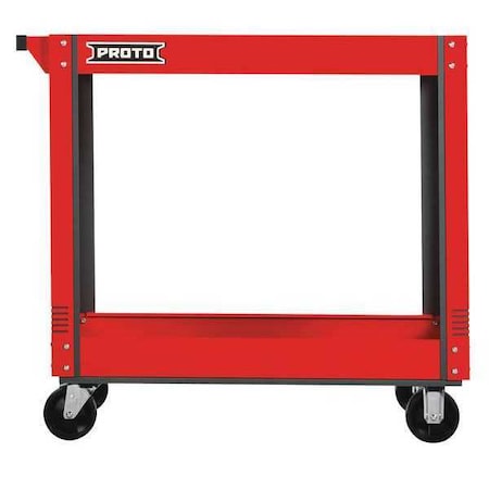 Utility Cart Red/Gray 38 1/2 in. H by USA Proto Rolling & Combination Cabinets & Carts