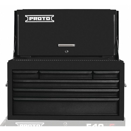 Top Chest Black 27 in.W 15in.H 6 Drawers by USA Proto Tool Chest & Side Cabinets
