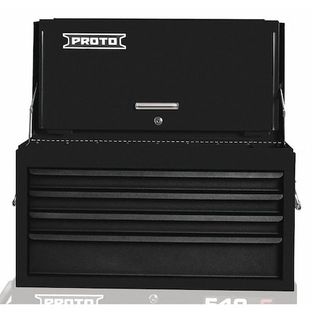 Top Chest Black 27 in. W 4 Drawers by USA Proto Tool Chest & Side Cabinets