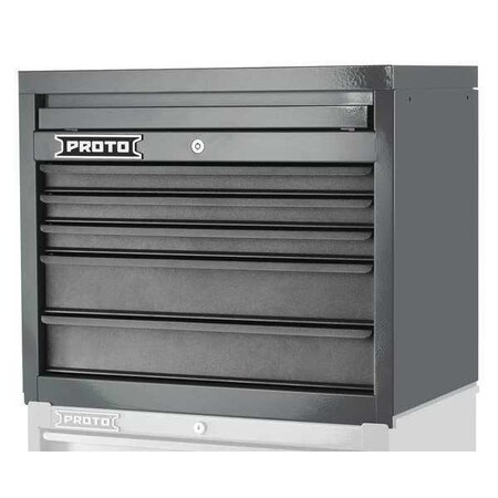 Top Chest Gray 27 in. W 5 Drawers by USA Proto Tool Chest & Side Cabinets