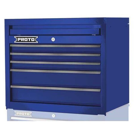 Top Chest Blue 27 in. W 5 Drawers by USA Proto Tool Chest & Side Cabinets