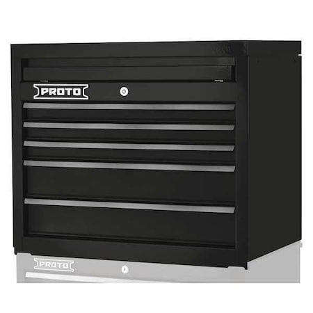 Top Chest Black 27 in.W 19in.H 5 Drawers by USA Proto Tool Chest & Side Cabinets