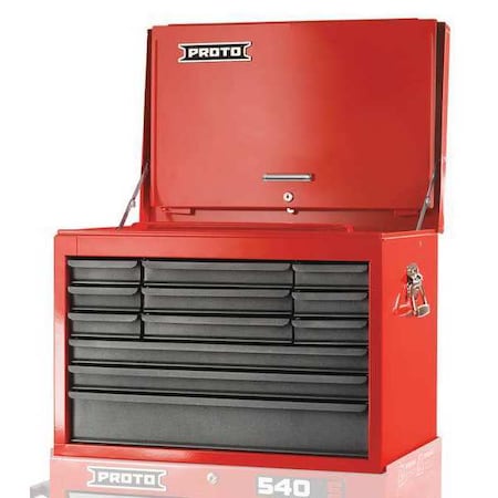 Top Chest 27 in. W 12 Drawers by USA Proto Tool Chest & Side Cabinets