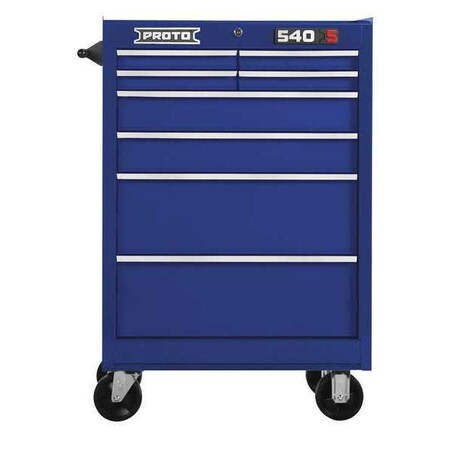 Roller Cabinet Blue 42 in. H 8 Drawers by USA Proto Rolling & Combination Cabinets & Carts