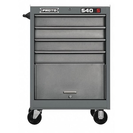 Roller Cabinet Gray 42 in. H 4 Drawers by USA Proto Rolling & Combination Cabinets & Carts