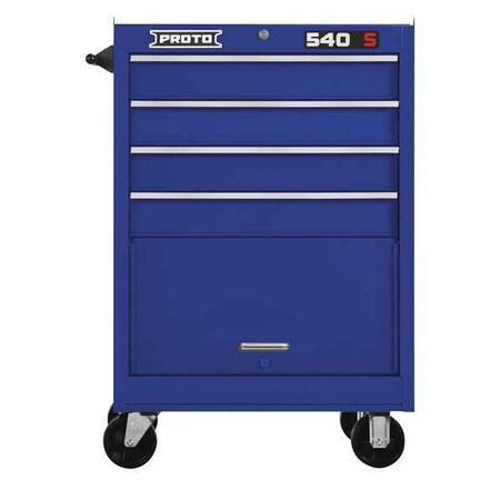 Roller Cabinet Blue 42 in. H 4 Drawers by USA Proto Rolling & Combination Cabinets & Carts