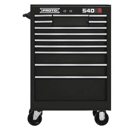 Roller Cabinet Black 42 in. H 12 Drawers Type J542742 12BK by USA Proto Rolling & Combination Cabinets & Carts