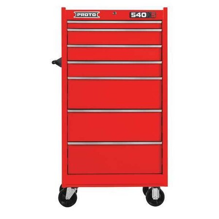 Tool Tower Red 52 in. H 7 Drawers by USA Proto Rolling & Combination Cabinets & Carts