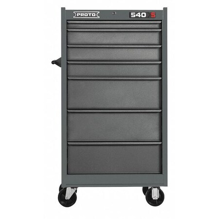 Tool Tower Gray 52 in. H 7 Drawers by USA Proto Rolling & Combination Cabinets & Carts