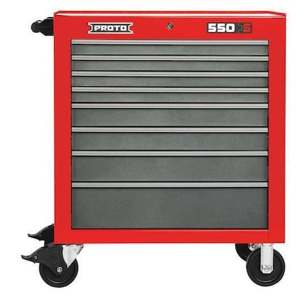 Roller Cabinet 41in.H 8 Drawers by USA Proto Rolling & Combination Cabinets & Carts