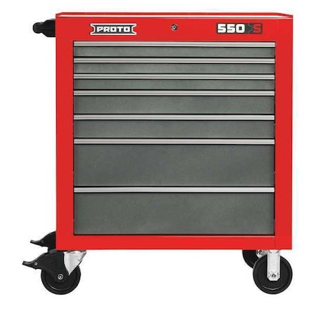 Roller Cabinet 41in.H 7 Drawers by USA Proto Rolling & Combination Cabinets & Carts