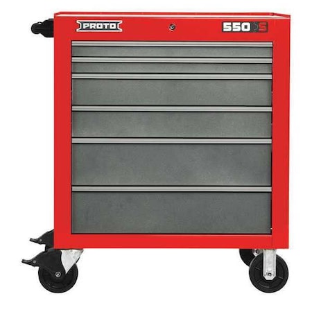 Roller Cabinet 41in.H 6 Drawers by USA Proto Rolling & Combination Cabinets & Carts
