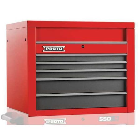 Top Chest 34 in. W 5 Drawers by USA Proto Tool Chest & Side Cabinets