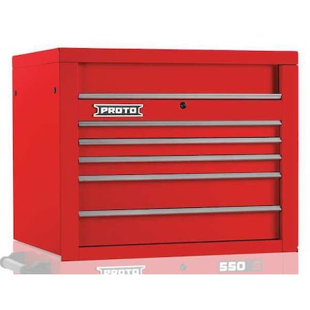 Top Chest Red 34 in. W 5 Drawers by USA Proto Tool Chest & Side Cabinets