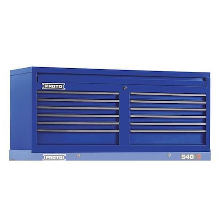 Top Chest Blue 54 in. W 12 Drawers by USA Proto Tool Chest & Side Cabinets