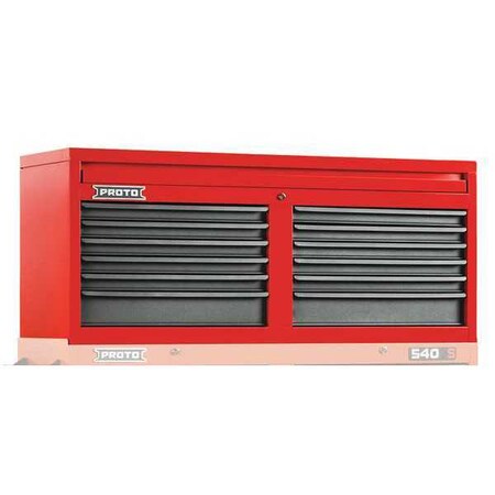 Top Chest 54 in. W 12 Drawers Type J545419 12SG by USA Proto Tool Chest & Side Cabinets