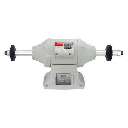 Bench Top Buffer Steel 10 in. 1 HP by USA Dayton Electric Polishers And Buffers