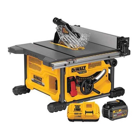 Cordless Table Saw 60V Battery Included by USA Dewalt Power Table Saws & Accessories