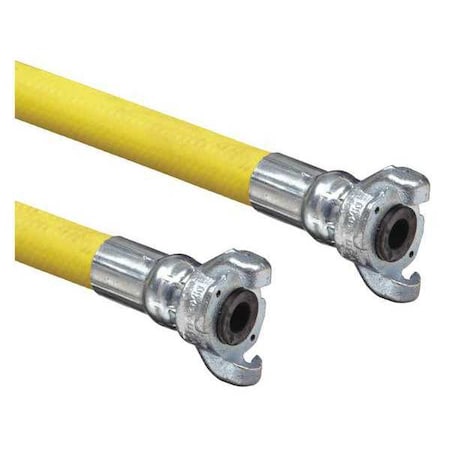 1" ID x 50 ft EPDM Coupled Air Hose 140 PSI YL by USA Value Brand Air Compressor Multipurpose Air Hoses