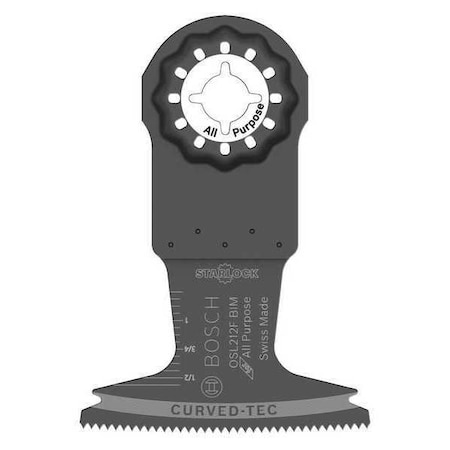 Oscillating Blade Bi Metal 4 in. L by USA Bosch Oscillating Tool Accessories