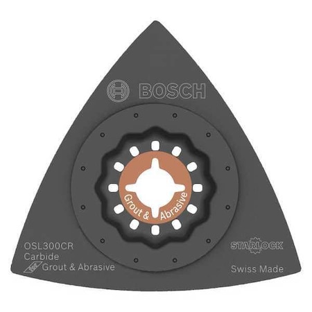 Oscillating Blade Carbide Grit 3 in. L by USA Bosch Oscillating Tool Accessories