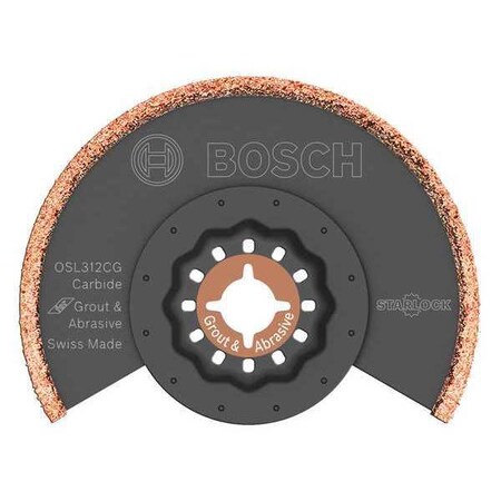 Oscillating Blade Carbide Grt 3 1/2 in L by USA Bosch Oscillating Tool Accessories