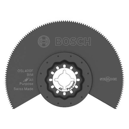 Oscillating Blade Bi Metal 4 in. Size by USA Bosch Oscillating Tool Accessories