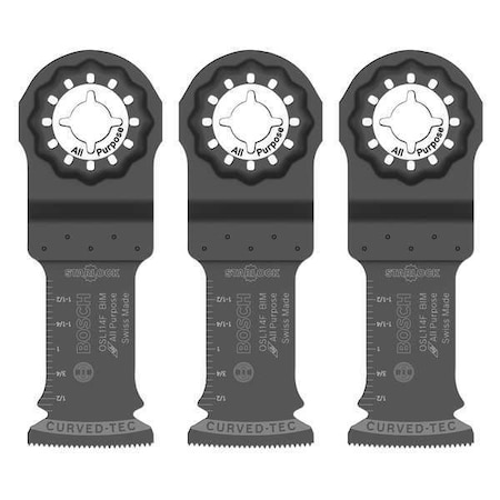 Oscillating Blade Bi Metal Wood PK3 by USA Bosch Oscillating Tool Accessories