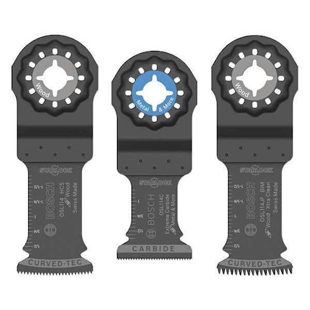 Oscillating Blade Set 4 in. L by USA Bosch Oscillating Tool Accessories