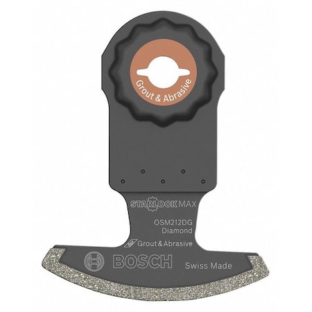 Oscillating Blade Diamond Grit 4 in. L by USA Bosch Oscillating Tool Accessories