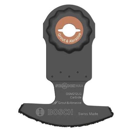 Oscillating Blade Carbide Grit 4 in. L Type OSM212LG by USA Bosch Oscillating Tool Accessories
