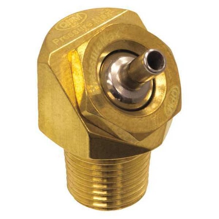 Coolant Nozzle 63/64 in. L Brass PK5 by USA QPM Turning Tool Parts