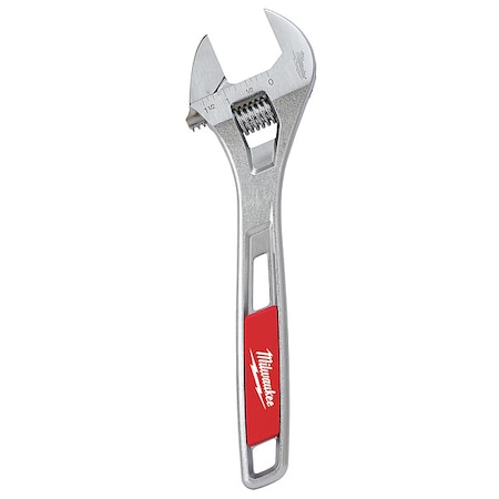 Adj. Wrench 10" 1 3/8" Cap. Chrome Type 48 22 7410 by USA Milwaukee Adjustable Wrenches