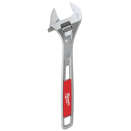 Adj. Wrench 12" 1 5/8" Cap. Chrome by USA Milwaukee Adjustable Wrenches