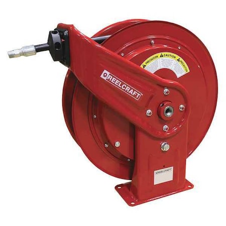 Hose Reel 75 ft Spring 1/4 by USA Reelcraft Pneumatic Spring Return Hose Reels